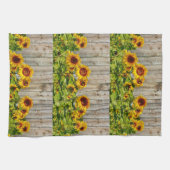 Rustikaler Stil Sonnenblume Küchentuch (Horizontal)