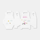 Rustikaler Storch mit Baby-Dusche für Bienen & But Geschenkschachtel (Ungefaltet)