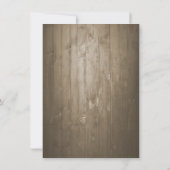 Rustikaler Strand Save The Date (Rückseite)