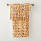 Rustikaler Strand Tropeninsel Weidengeflecht Badhandtuch Set (Insitu)