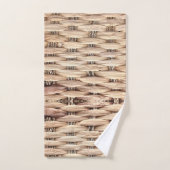 Rustikaler Strand Tropeninsel Weidengeflecht Badhandtuch Set (Handtuch)