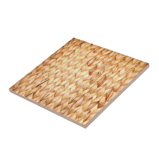 Rustikaler Strand Tropeninsel Weidengeflecht Fliese (Seite)