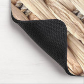 Rustikaler Strand Tropeninsel Weidengeflecht Mousepad (Ecke)