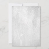 Rustikaler Strand Zwei Herzen Elegantes Brautparty Einladung (Rückseite)