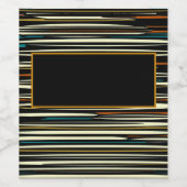 Rustikaler Streifenholzeffekt auf das Set für das Weinetikett (Einzelnes Label)