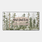 Rustikaler Tag des besten Vaters je Vatertag Schreibtischunterlage (Vorderseite)