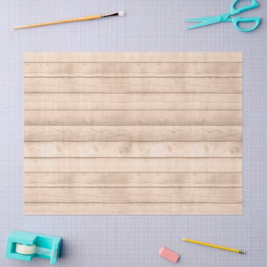 Rustikaler Tan Wood Decoupage Seidenpapier (Basteln)