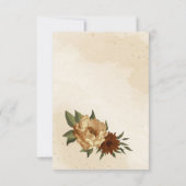 rustikaler Terracotta-Erdton Dankeskarte (Rückseite)