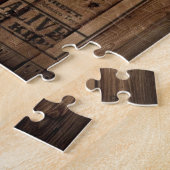 rustikaler Texas Star Cowboy Western Land Dualgun Puzzle (Seite)