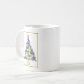 Rustikaler Texas Weihnachtsbaum Kaffeetasse (Vorderseite Links)
