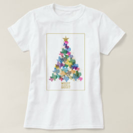 Rustikaler Texas Weihnachtsbaum T-Shirt