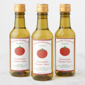 Rustikaler Tomato Sauce Flaschenetikett Weinetikett (Flaschen)