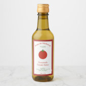 Rustikaler Tomato Sauce Flaschenetikett Weinetikett (Vorderseite)