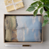 Rustikaler Traktor mit Hay Bales Decoupage Seidenpapier (Geschenk)