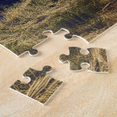 Rustikaler Traktor mit Hay Bales Puzzle (Seite)