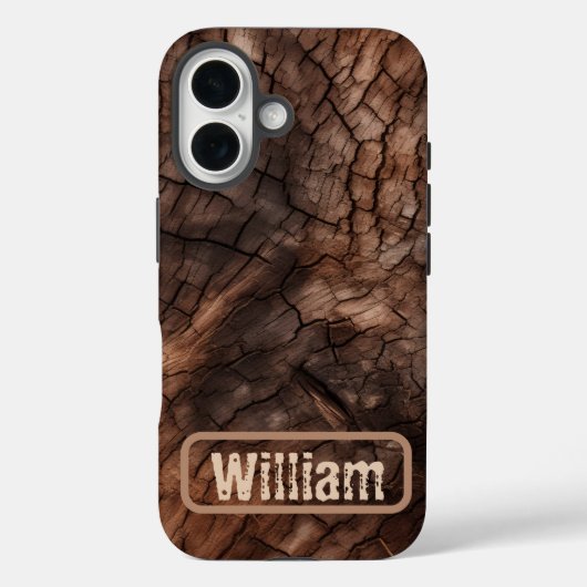 Rustikaler Tree Bark iPhone / iPad Gehäuse persona Case-Mate iPhone Hülle (Rückseite)