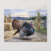 Rustikaler türkischer Bauernhof Malerei Erntedank  Postkarte (Vorderseite)