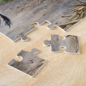 Rustikaler türkischer Bauernhof Malerei Erntedank Puzzle (Seite)