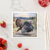 Rustikaler türkischer Erntedank Serviette (Beispiel)