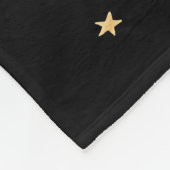 Rustikaler Twinkle Twinkle liebte Triplettistein Fleecedecke (Ecke)