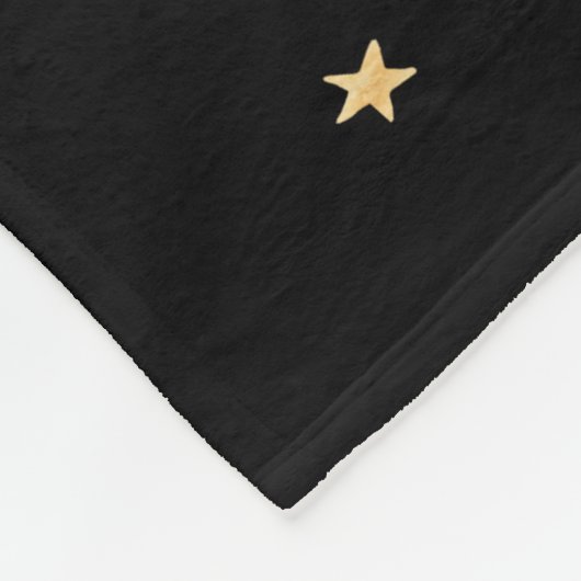 Rustikaler Twinkle Twinkle liebte Triplettistein Fleecedecke (Ecke)