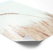 Rustikaler und Country Single Weizen Head Blue Sky Fotodruck (Ecke)