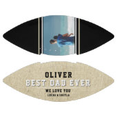 Rustikaler und schwarzer bester Vater je Vatertag Football (Paneele)