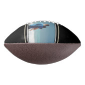 Rustikaler und schwarzer bester Vater je Vatertag Football (Gedreht 90)