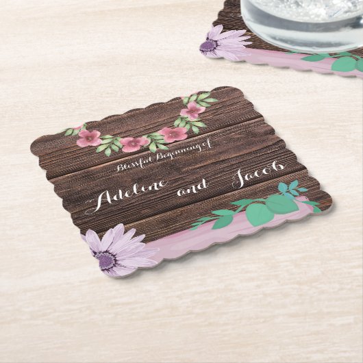 Rustikaler Untersetzer (angewinkelt)