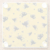 Rustikaler Untersetzer - Handgezeichnete, Bauernge (Rückseite)