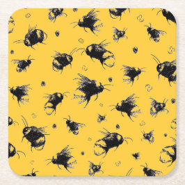 Rustikaler Untersetzer - Handgezeichnete, Bauernge