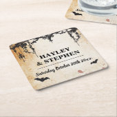 Rustikaler Untersetzer-Platz Matts, das gotischen Rechteckiger Pappuntersetzer (angewinkelt)