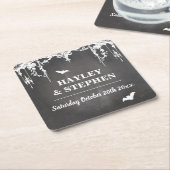 Rustikaler Untersetzer-Platz Matts, das gotischen Rechteckiger Pappuntersetzer (angewinkelt)