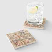 Rustikaler Untersetzer Stone Espresso Elves (Seitenansicht)