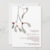 Rustikaler Urlaub und Weihnachten Einladungen (Vorderseite)