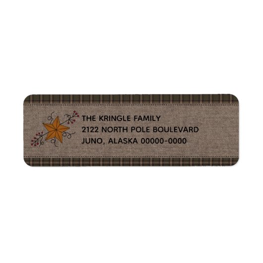 Rustikaler Urstern mit Pip Berries Label (Vorne)