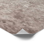 Rustikaler Vase-Eindruck betonter Grunge-Look Poster (Ecke)