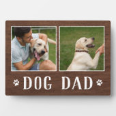 Rustikaler Vater für zwei Fotos Fotoplatte (Vorderseite)