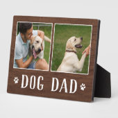 Rustikaler Vater für zwei Fotos Fotoplatte (Seite)