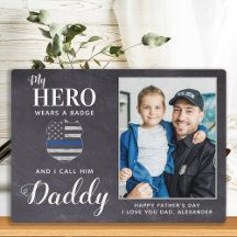 Rustikaler Vater Hero Daddy Personalisiertes Foto