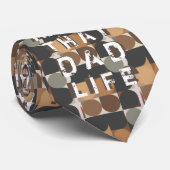Rustikaler Vater Retro Print Vathage Day Sprichwor Krawatte (Gerollt)