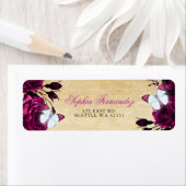 Rustikaler Vintag rosa Blütenschmetterling (Insitu)