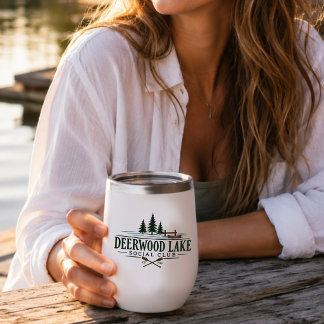 Rustikaler Vintage-Deerwood-Social-Club