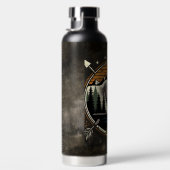 Rustikaler, vintage Outdoor-Bär-Berg Trinkflasche (Rechts)