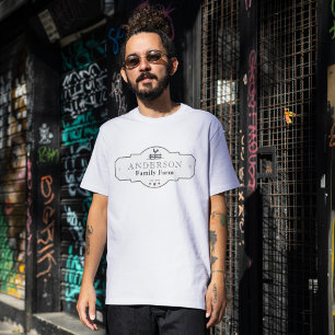 Rustikaler Vintager Grenzbaufläche T-Shirt