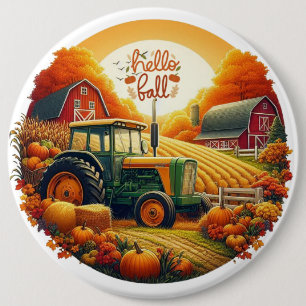 Rustikaler/Vintager Herbst im Betrieb Button