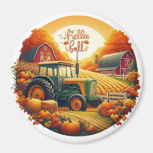 Rustikaler/Vintager Herbst im Betrieb Magnet