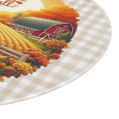 Rustikaler/Vintager Herbst im Betrieb Schneidebrett (Ecke)