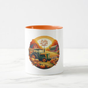 Rustikaler/Vintager Herbst im Betrieb Tasse
