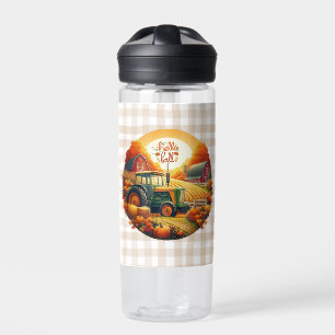 Rustikaler/Vintager Herbst im Betrieb Trinkflasche